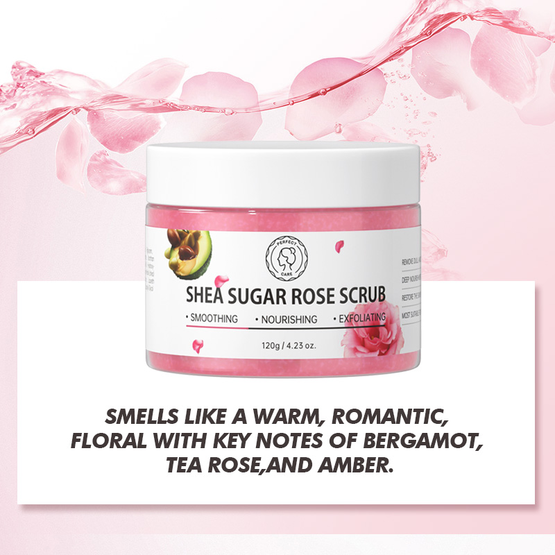 PERFECT CARE Rose Shea Sugar Scrub PERFECT CARE Rose Shea Sugar Scrub