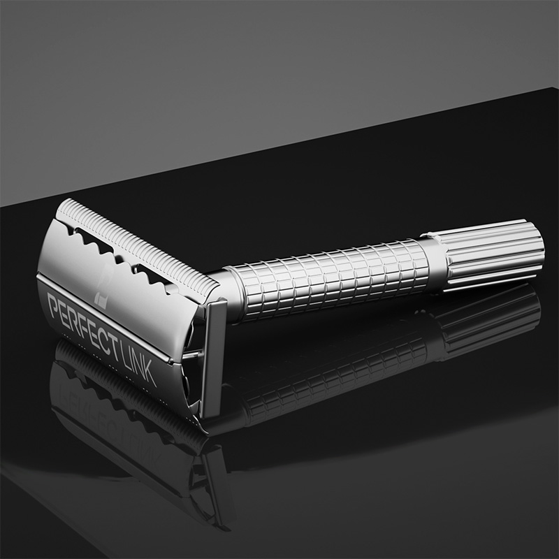 PERFECTLINK Men’s Shaving Razor with Double Edge Razor Blades PERFECTLINK Men’s Shaving Razor with Double Edge Razor Blades