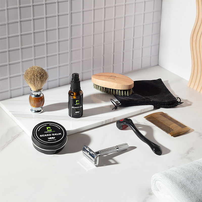 PERFECTLINK Beard Grooming & Trimming Kit for Men Care