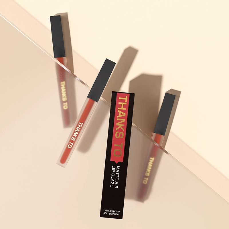 THANKS TO Flawless Matte Air Lip Gloss-Long-lasting Velvet Finish with Four Colors| Private label customization THANKS TO Flawless Matte Air Lip Gloss-Long-lasting Velvet Finish with Four Colors| Private label customization