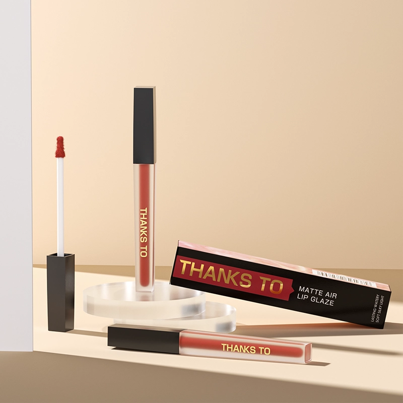 THANKS TO Flawless Matte Air Lip Gloss-Long-lasting Velvet Finish with Four Colors| Private label customization THANKS TO Flawless Matte Air Lip Gloss-Long-lasting Velvet Finish with Four Colors| Private label customization