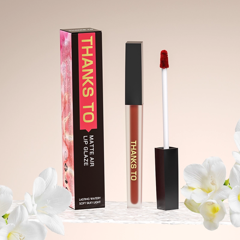 THANKS TO Flawless Matte Air Lip Gloss-Long-lasting Velvet Finish with Four Colors| Private label customization THANKS TO Flawless Matte Air Lip Gloss-Long-lasting Velvet Finish with Four Colors| Private label customization