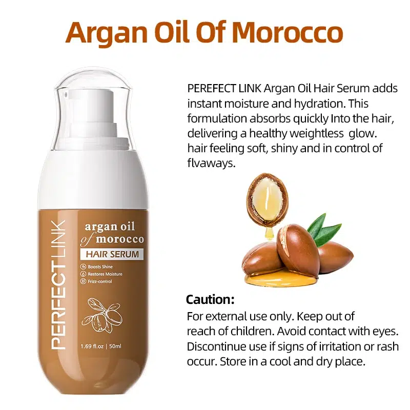 Perfectlink Argan Oil Hair Serum Deeply Nourishing and Moisturizing