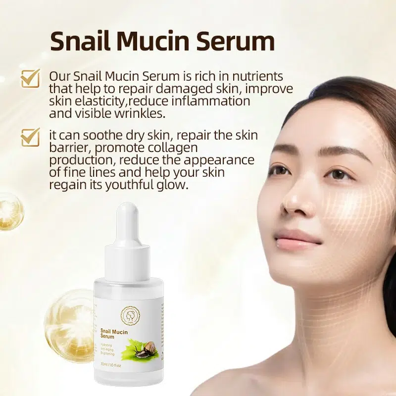 Snail Mucin Serum,Aging Resisting Face Serum For Dull Skin