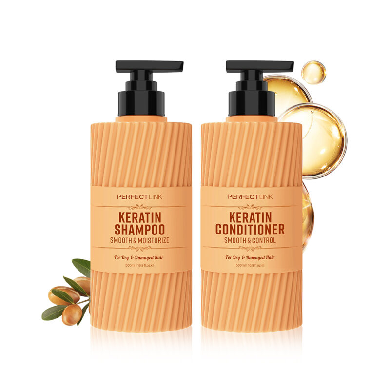 Keratin Shampoo and Conditioner for Damaged Hair-Perfectlink