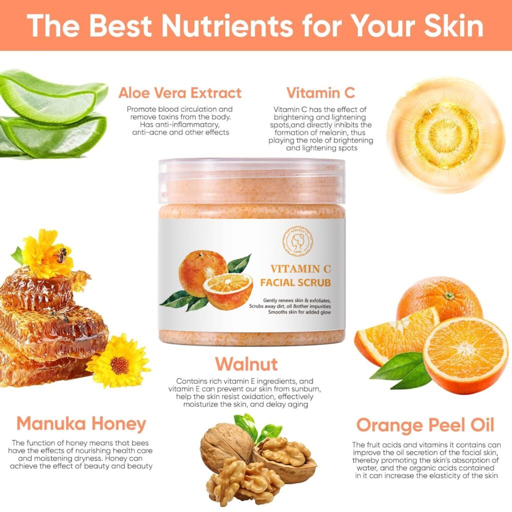 Facial Scrub With Vitamin C- Wholesale & Private Labeling