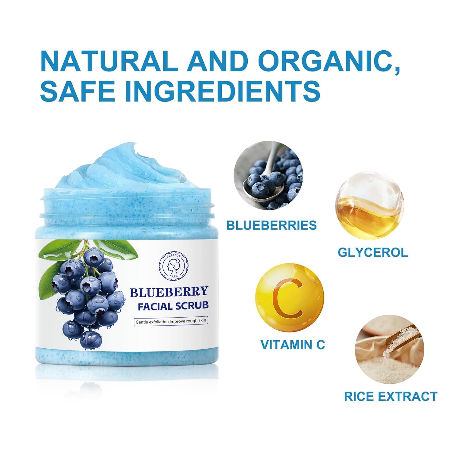 Blueberry Facial Scrub Natural and Organic-Gzperfectlink Blueberry Facial Scrub Natural and Organic-Gzperfectlink