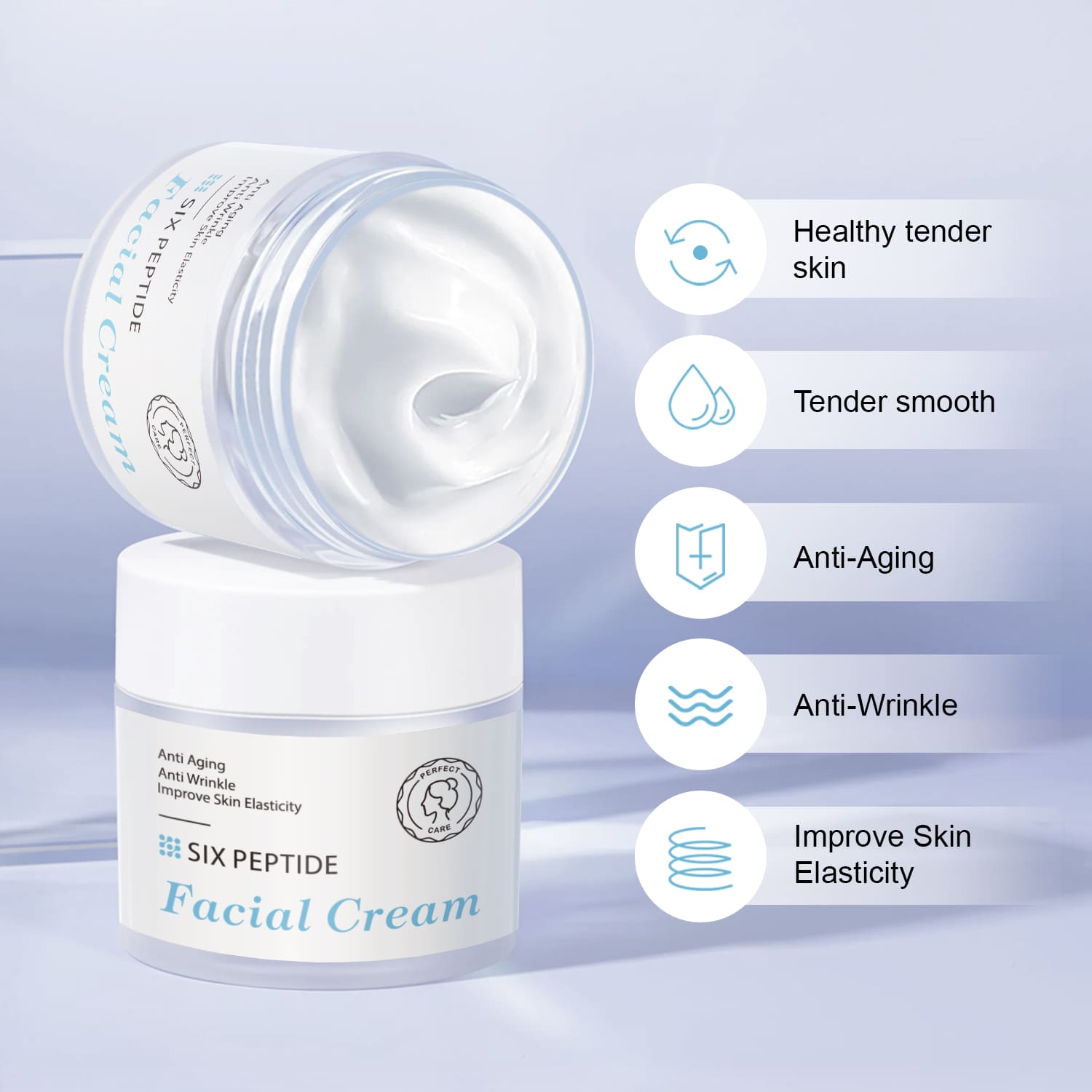 Anti Aging Face Cream with Six Peptide Facial Cream Anti Aging Face Cream with Six Peptide Facial Cream