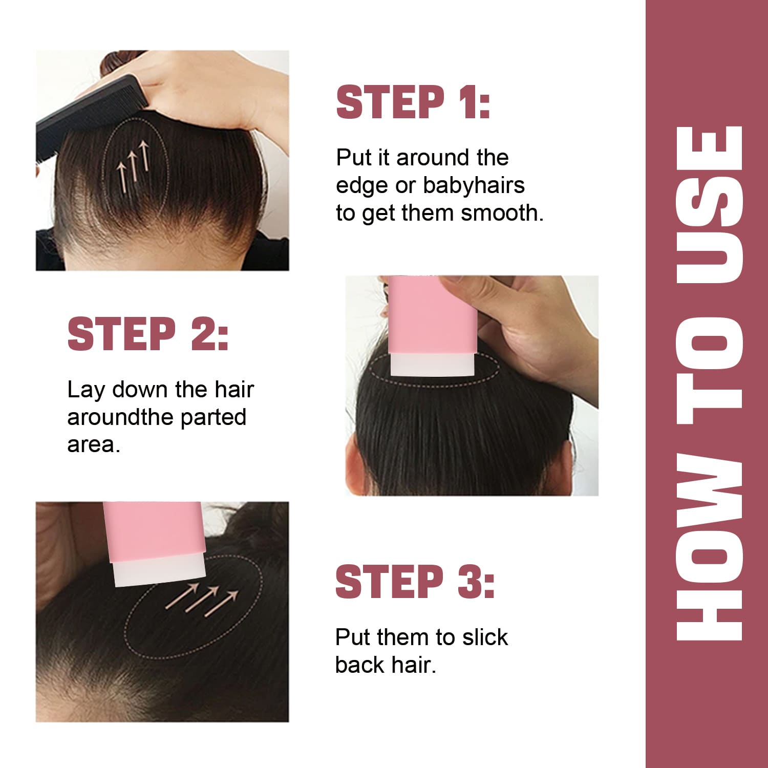 Hair Styling Wax Stick -Long-lasting Hold and Control For Hair