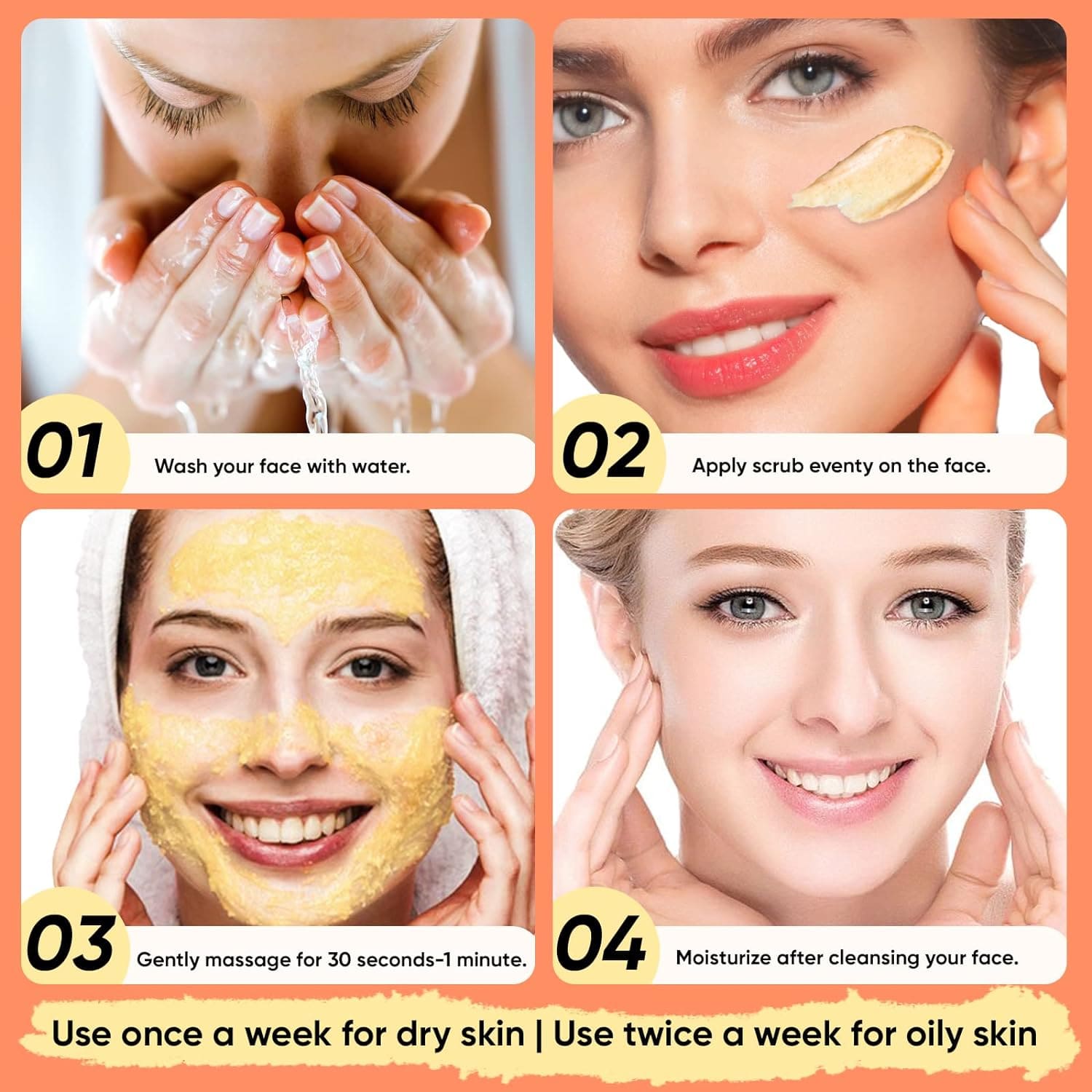 Facial Scrub With Vitamin C- Wholesale & Private Labeling Facial Scrub With Vitamin C- Wholesale & Private Labeling