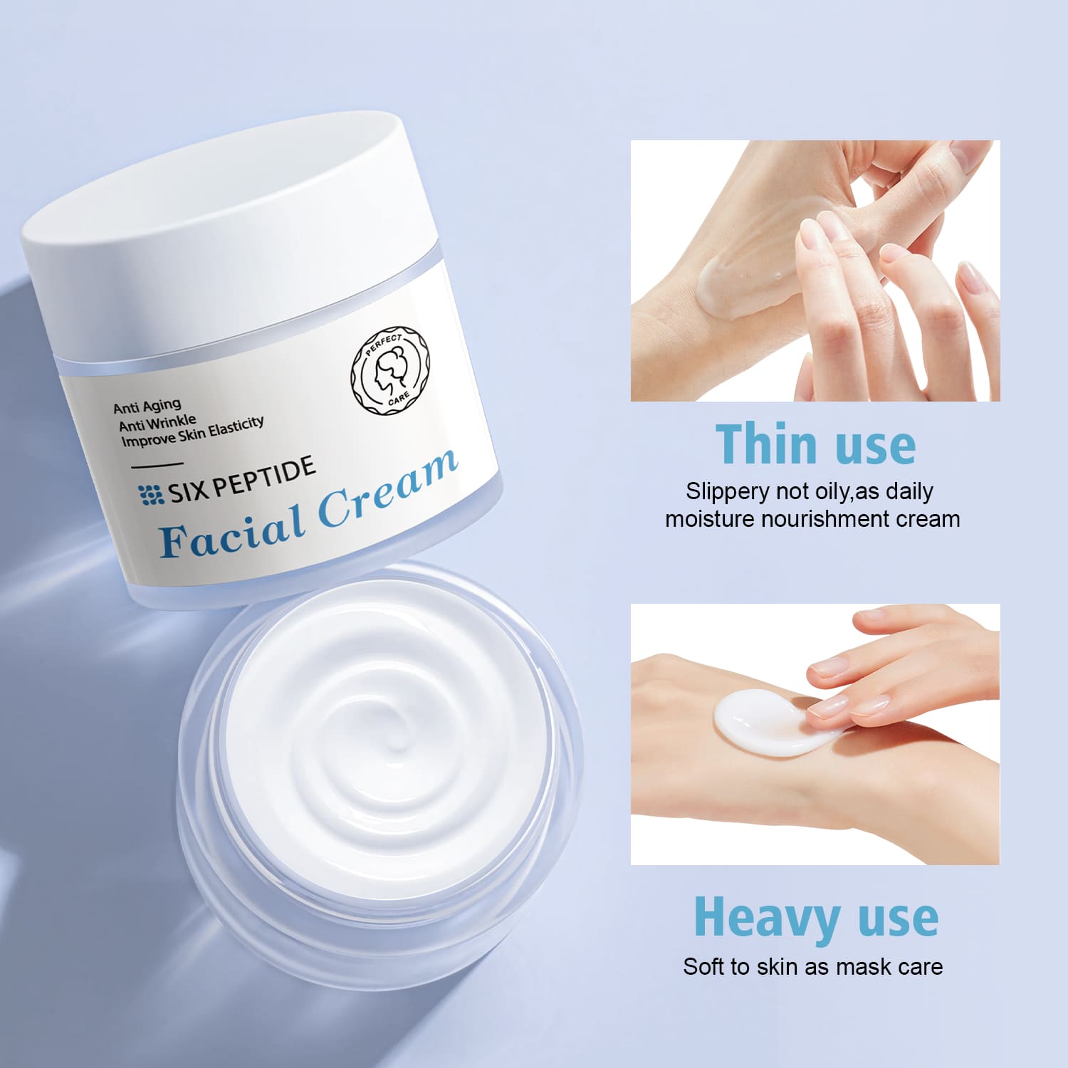 Anti Aging Face Cream with Six Peptide Facial Cream Anti Aging Face Cream with Six Peptide Facial Cream