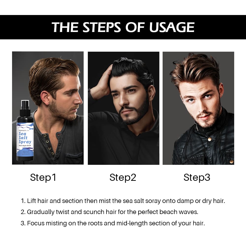 9 Sea Salt Hair Spray Men Private Labeling Custom Manufacturer