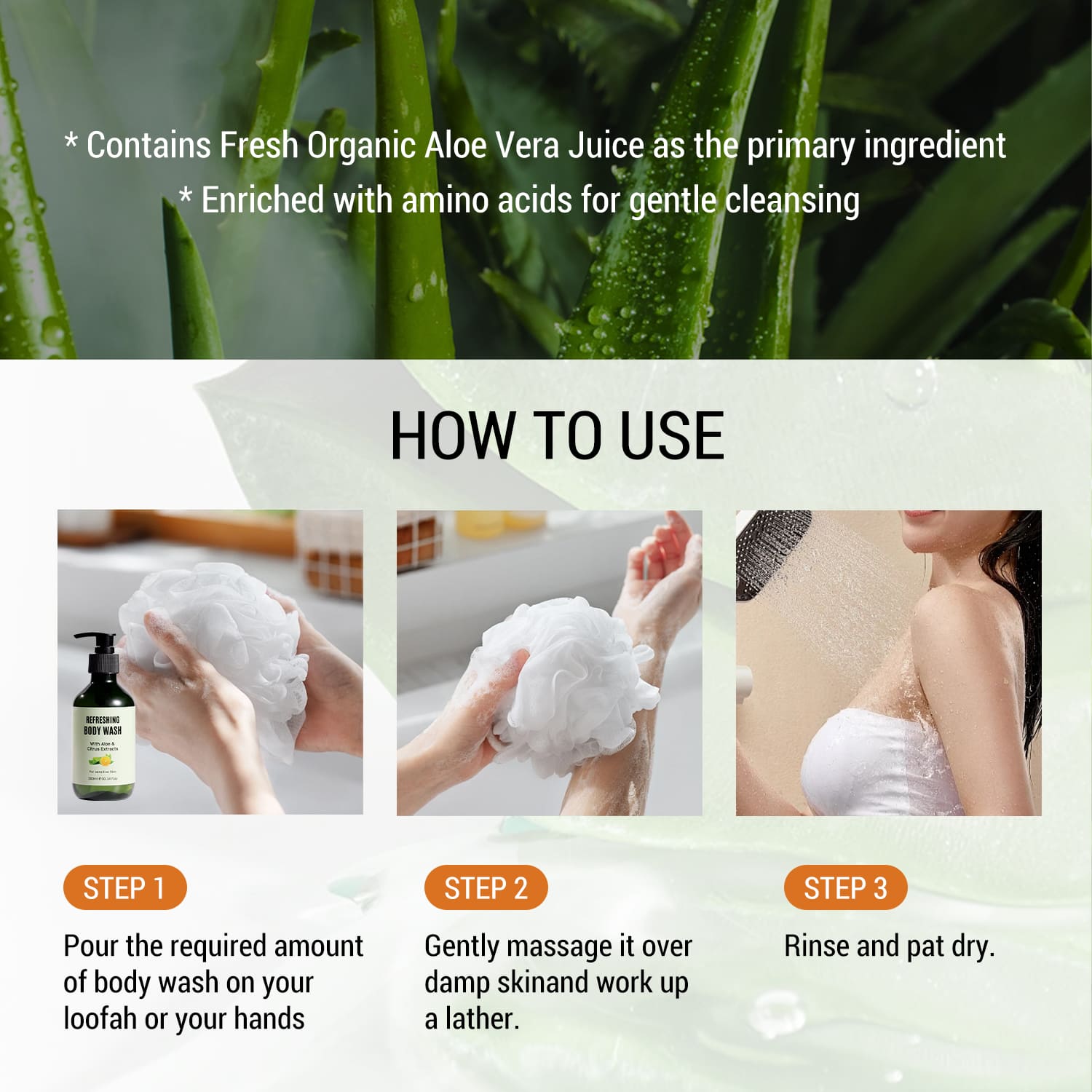 Aloe Vera Body Wash| Wholesale And Private Labeling Aloe Vera Body Wash| Wholesale And Private Labeling