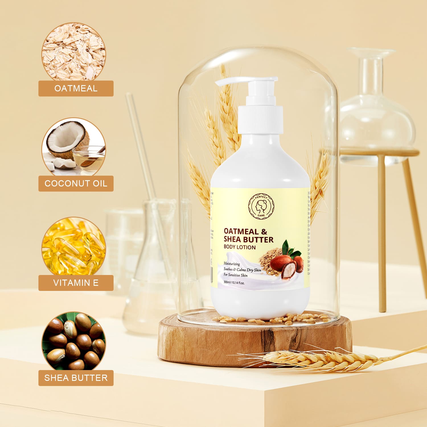 Shea Butter Body Lotion, Moisturizing and Nourishing Shea Butter Body Lotion, Moisturizing and Nourishing