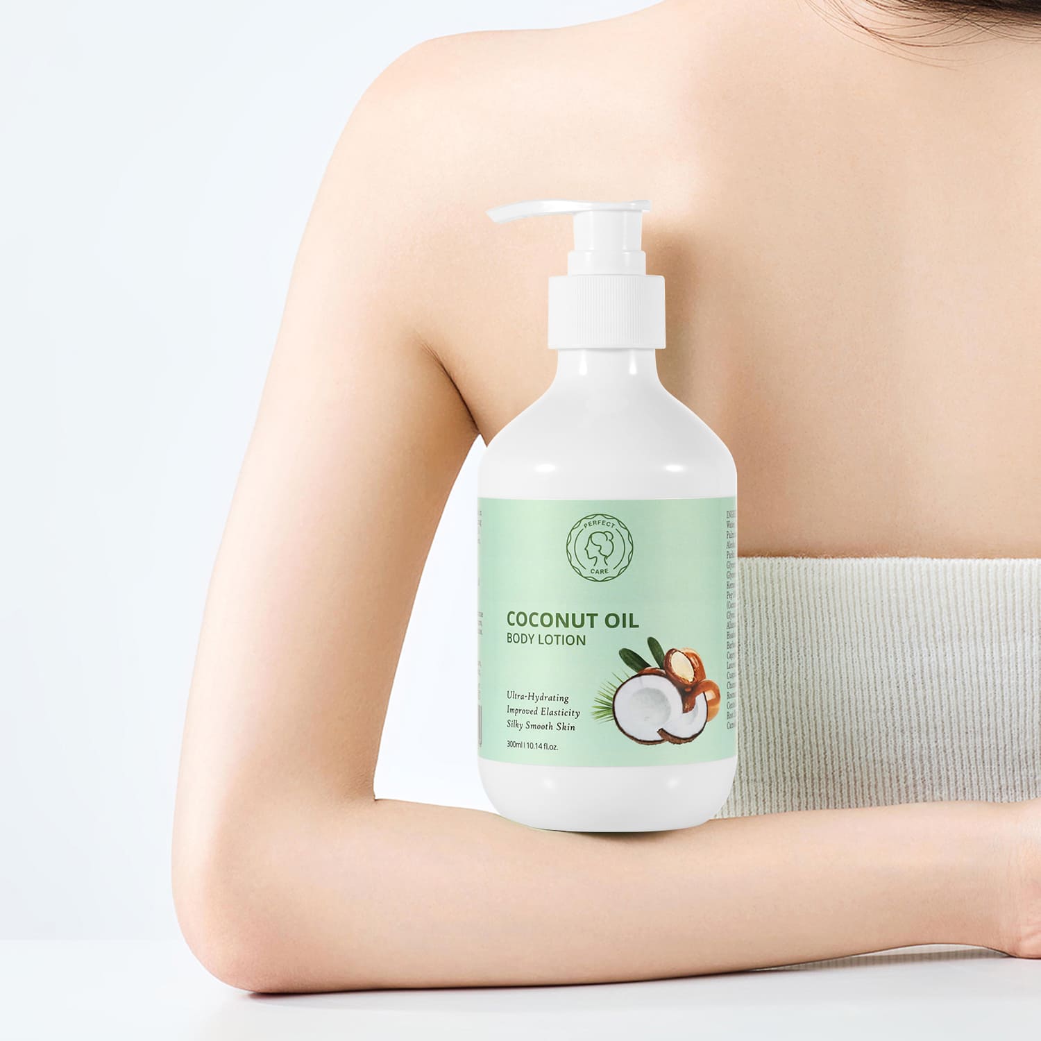 4Coconut Oil Body Lotion,Deeply Moisturizing-Gzperfectlink Coconut Oil Body Lotion,Deeply Moisturizing-Gzperfectlink