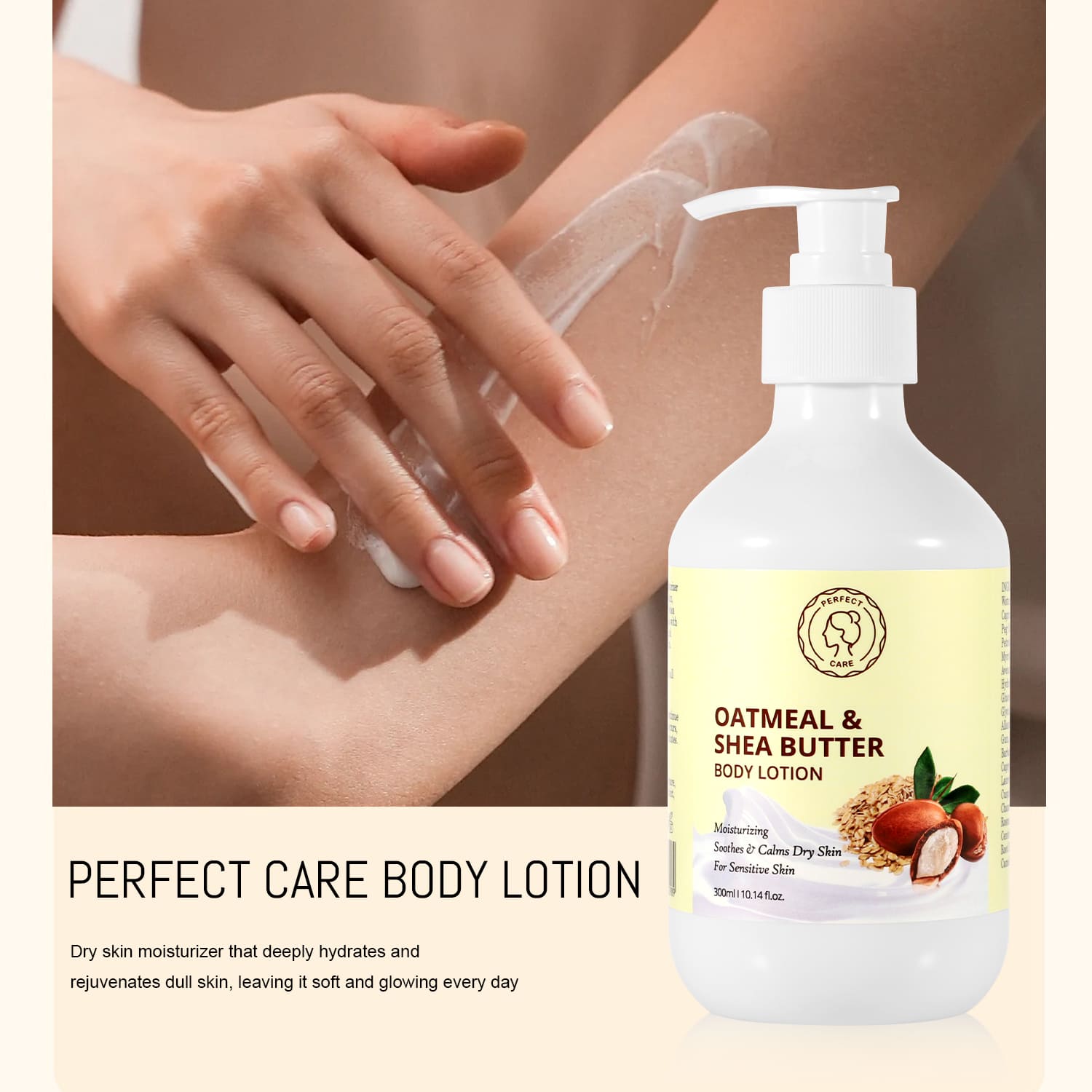 Shea Butter Body Lotion, Moisturizing and Nourishing Shea Butter Body Lotion, Moisturizing and Nourishing