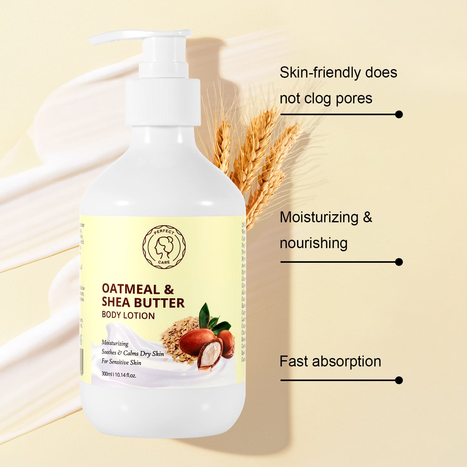Shea Butter Body Lotion, Moisturizing and Nourishing Shea Butter Body Lotion, Moisturizing and Nourishing