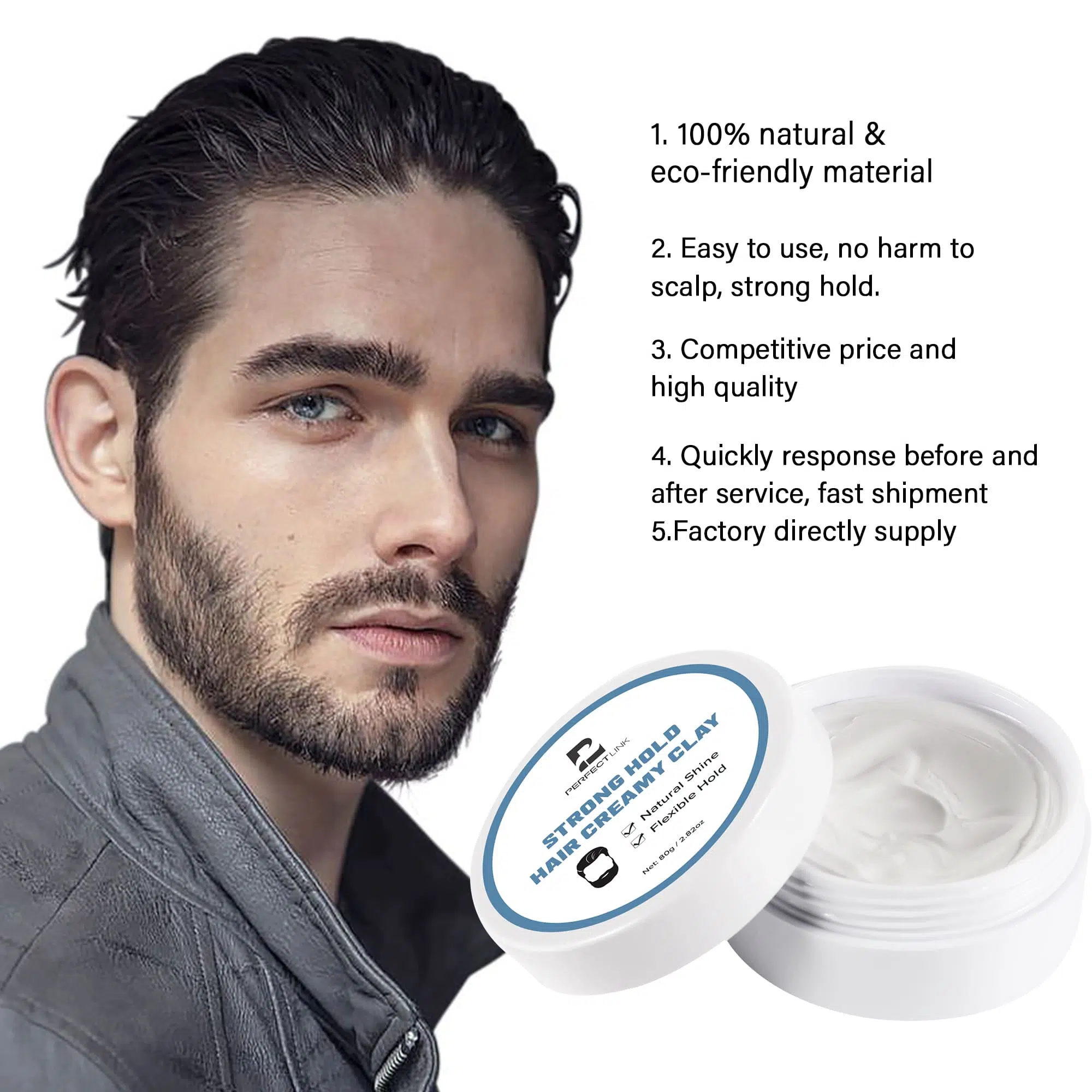 Creamy Hair Clay With Unique Blend of Natural Clay Creamy Hair Clay With Unique Blend of Natural Clay
