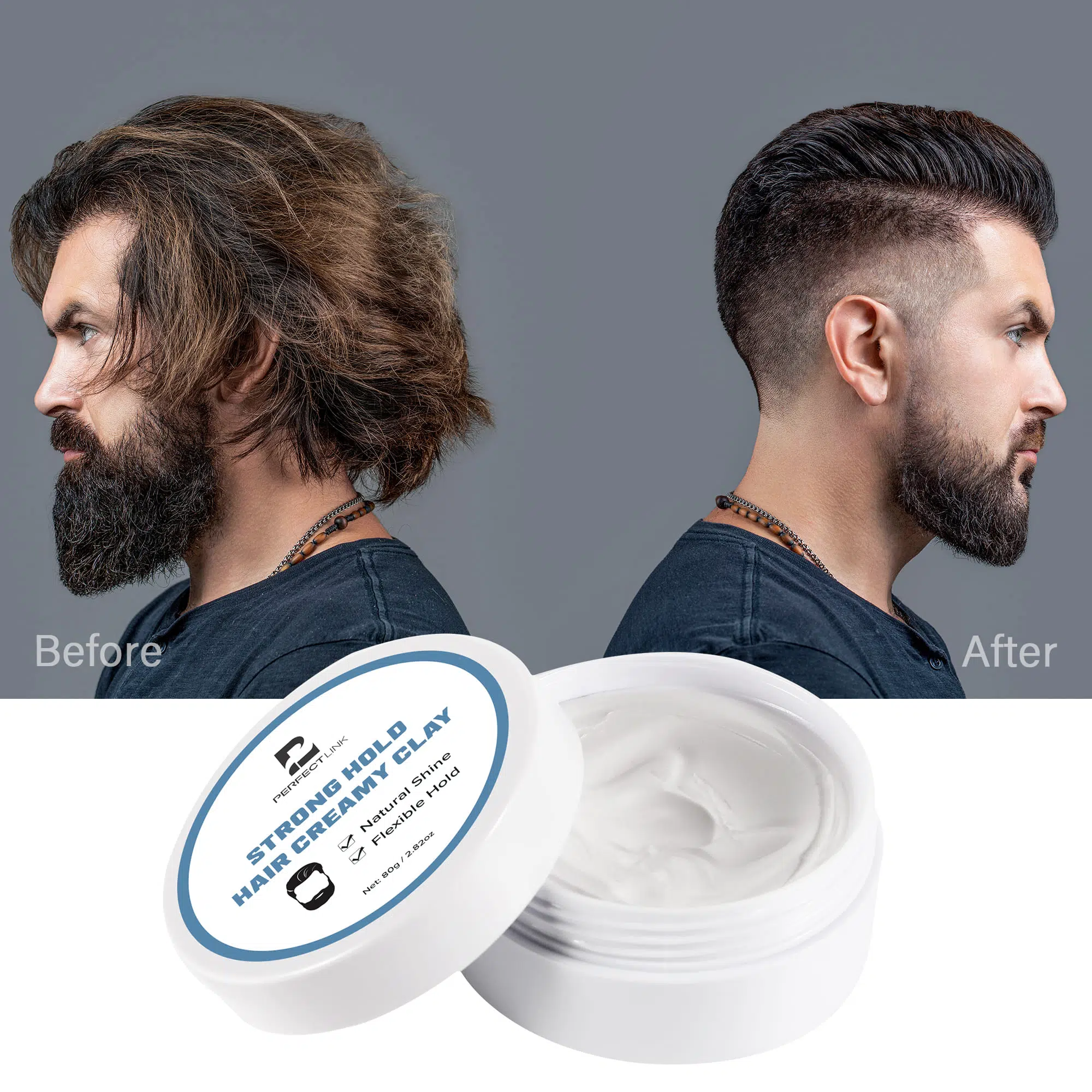 Creamy Hair Clay With Unique Blend of Natural Clay Creamy Hair Clay With Unique Blend of Natural Clay