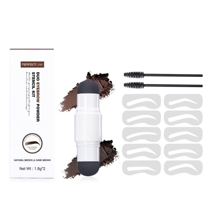Eyebrow Powders With Double Slide Color, White Labeling