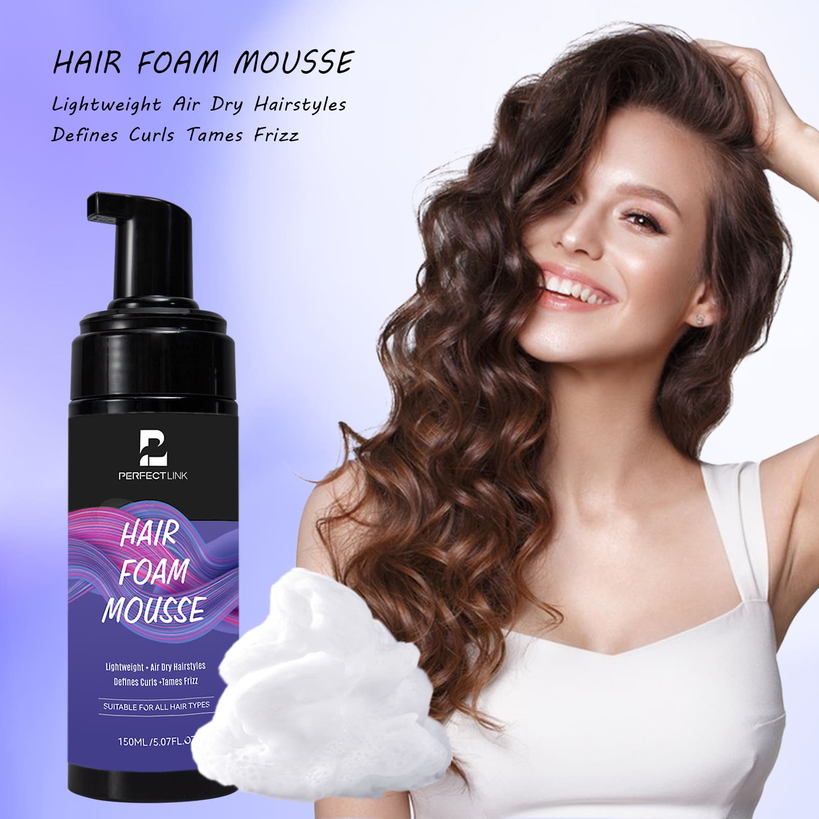 Mousse Hair Foam Private Labeling-Gzperfectlink Mousse Hair Foam Private Labeling-Gzperfectlink