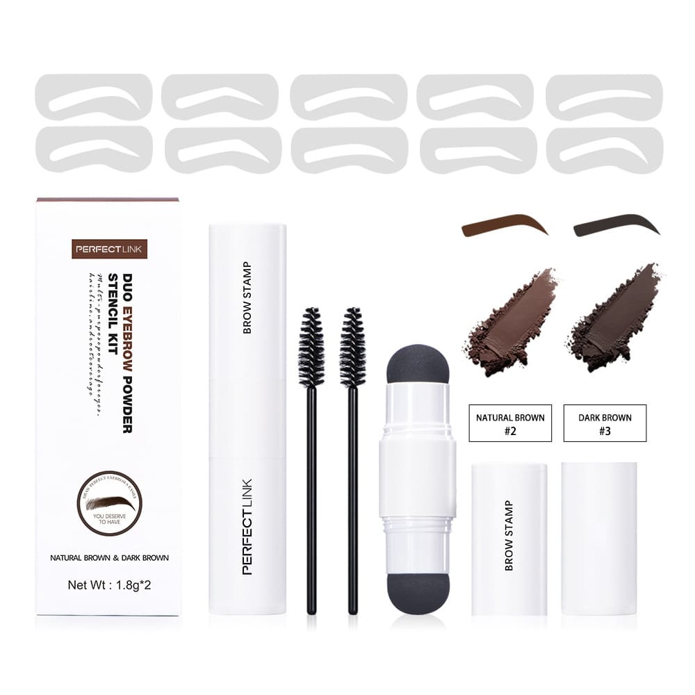 Eyebrow Powders With Double Slide Color, White Labeling Eyebrow Powders With Double Slide Color, White Labeling
