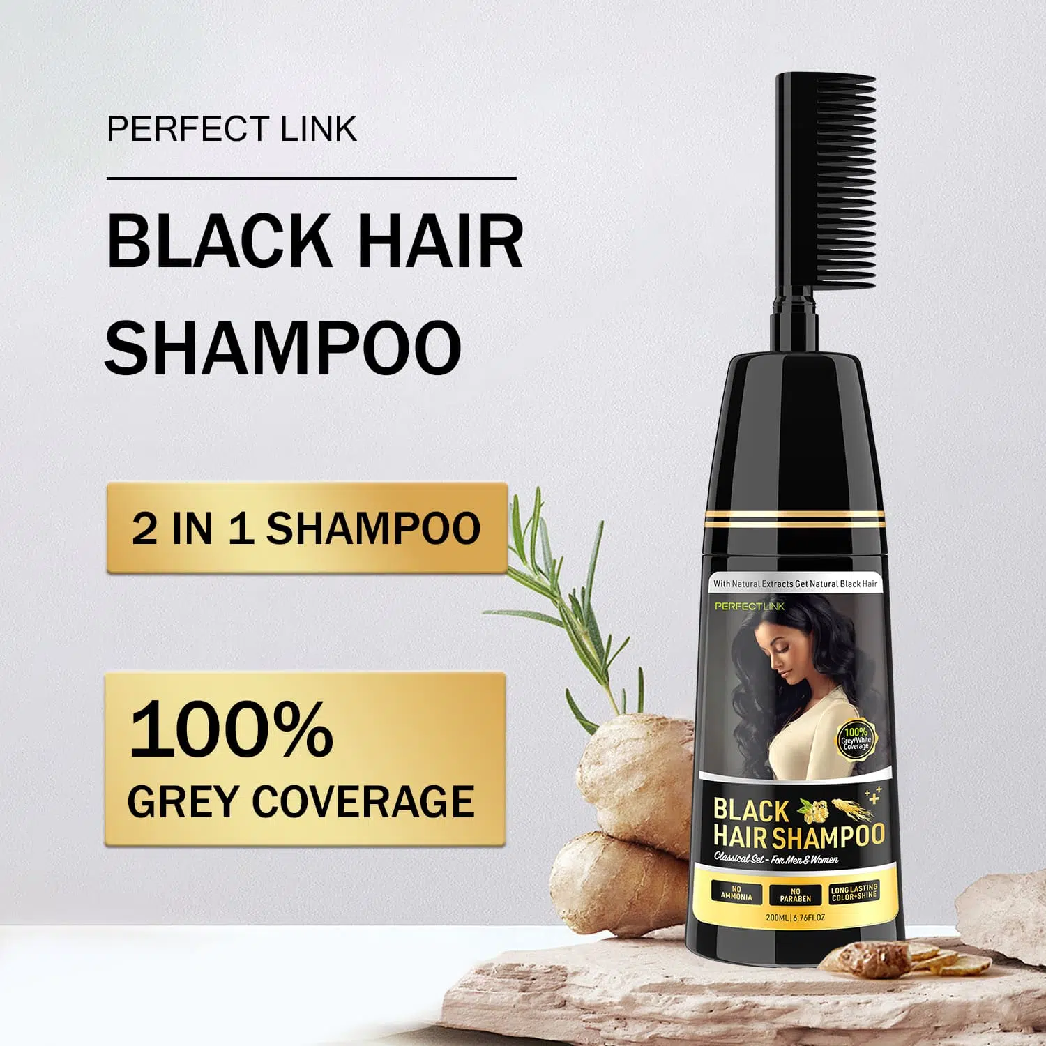 Black Hair Shampoo With Ginseng- Gzperfectlink Black Hair Shampoo With Ginseng- Gzperfectlink