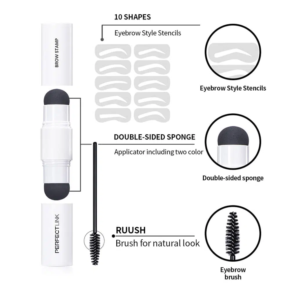 Eyebrow Powders With Double Slide Color, White Labeling Eyebrow Powders With Double Slide Color, White Labeling