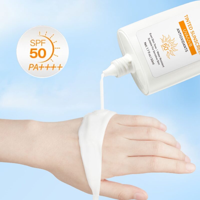 Tinted Sunscreens Against Both UVA and UVB Rays Tinted Sunscreens Against Both UVA and UVB Rays