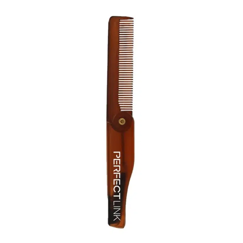 Perfect Link Brown Folding Comb