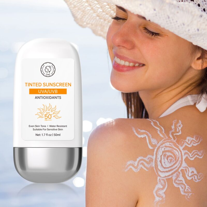 Tinted Sunscreens Against Both UVA and UVB Rays