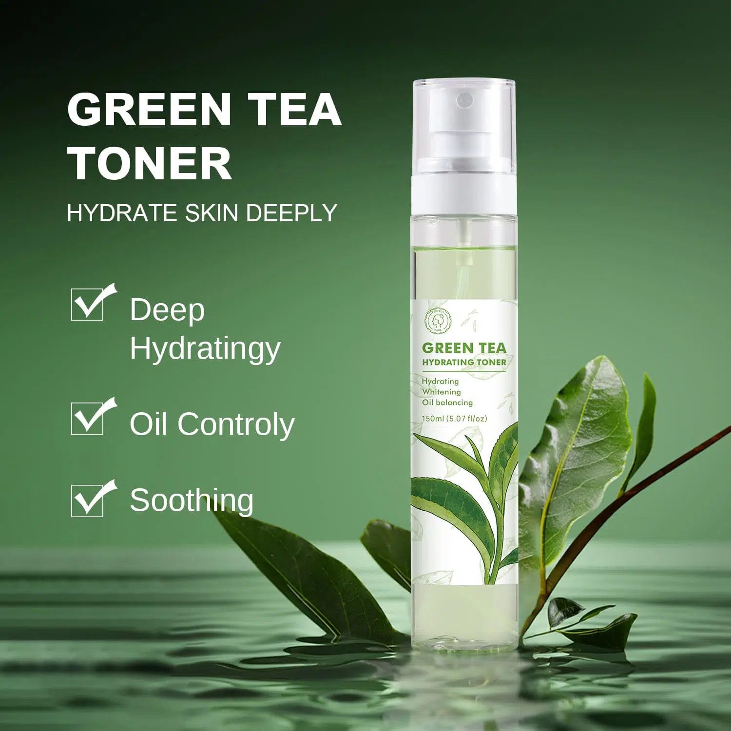 Green Tea Toner | Green Tea Fresh Hydrating Deep Moisturizing Green Tea Toner | Green Tea Fresh Hydrating Deep Moisturizing