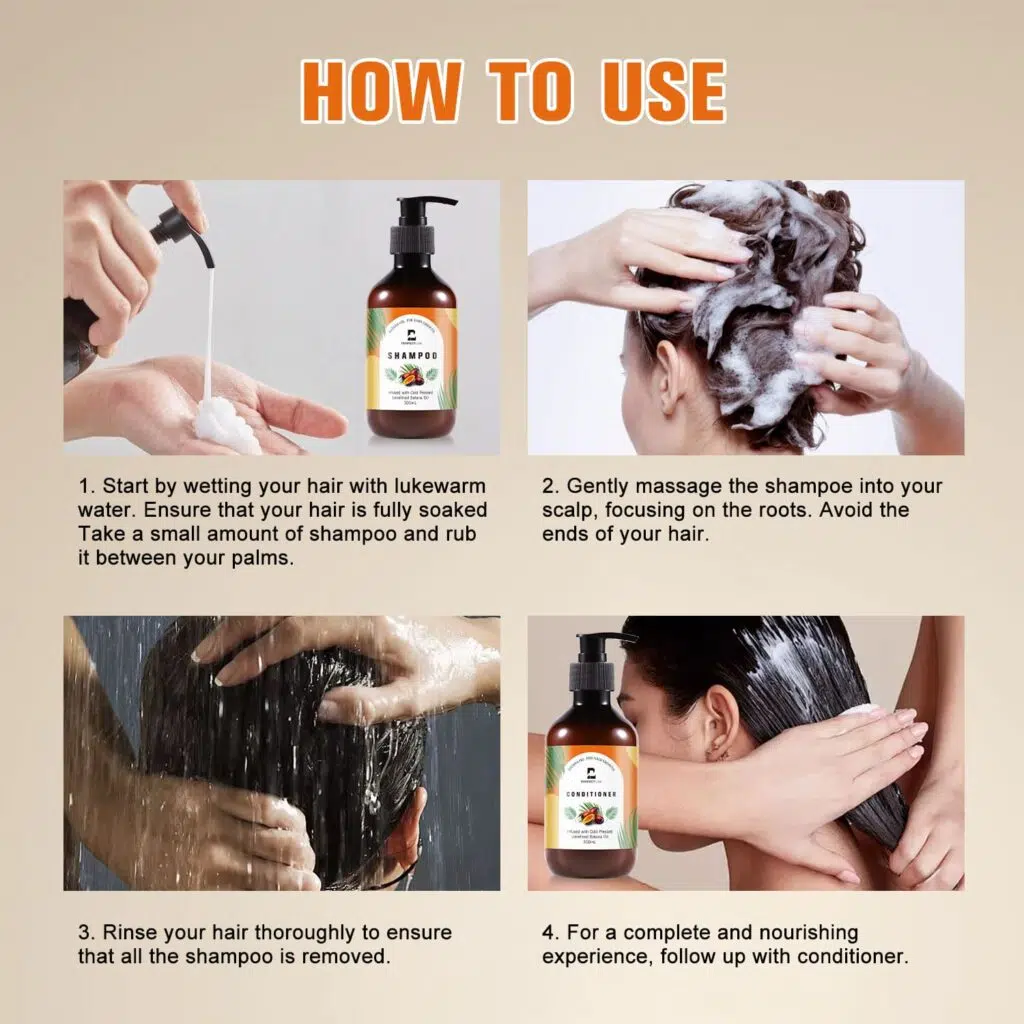 Batana Oil Shampoo And Conditioner Set For Hair- Gzperfectlink