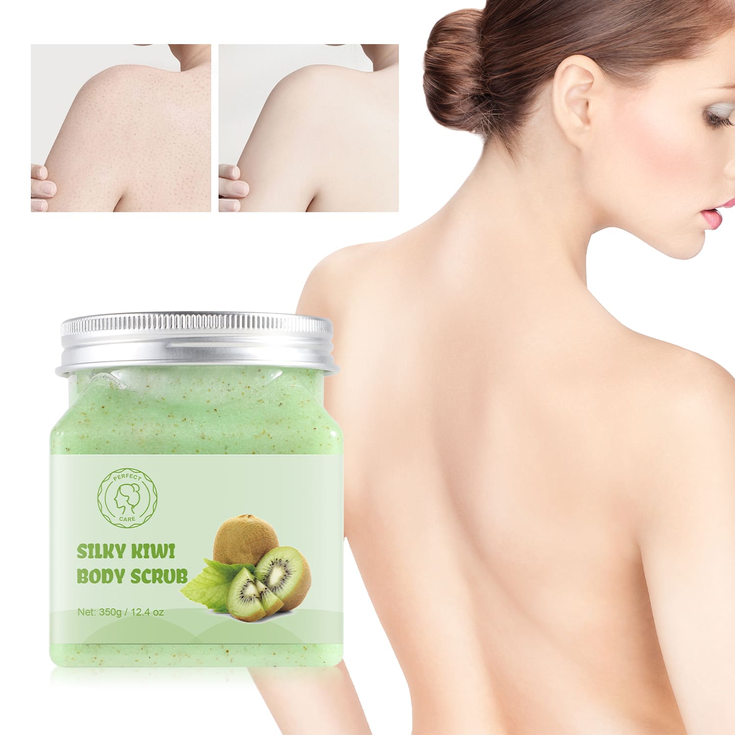 2Silky Kiwi Body Scrub,Sugar Body Scrub-Gzperfectlink Silky Kiwi Body Scrub,Sugar Body Scrub-Gzperfectlink