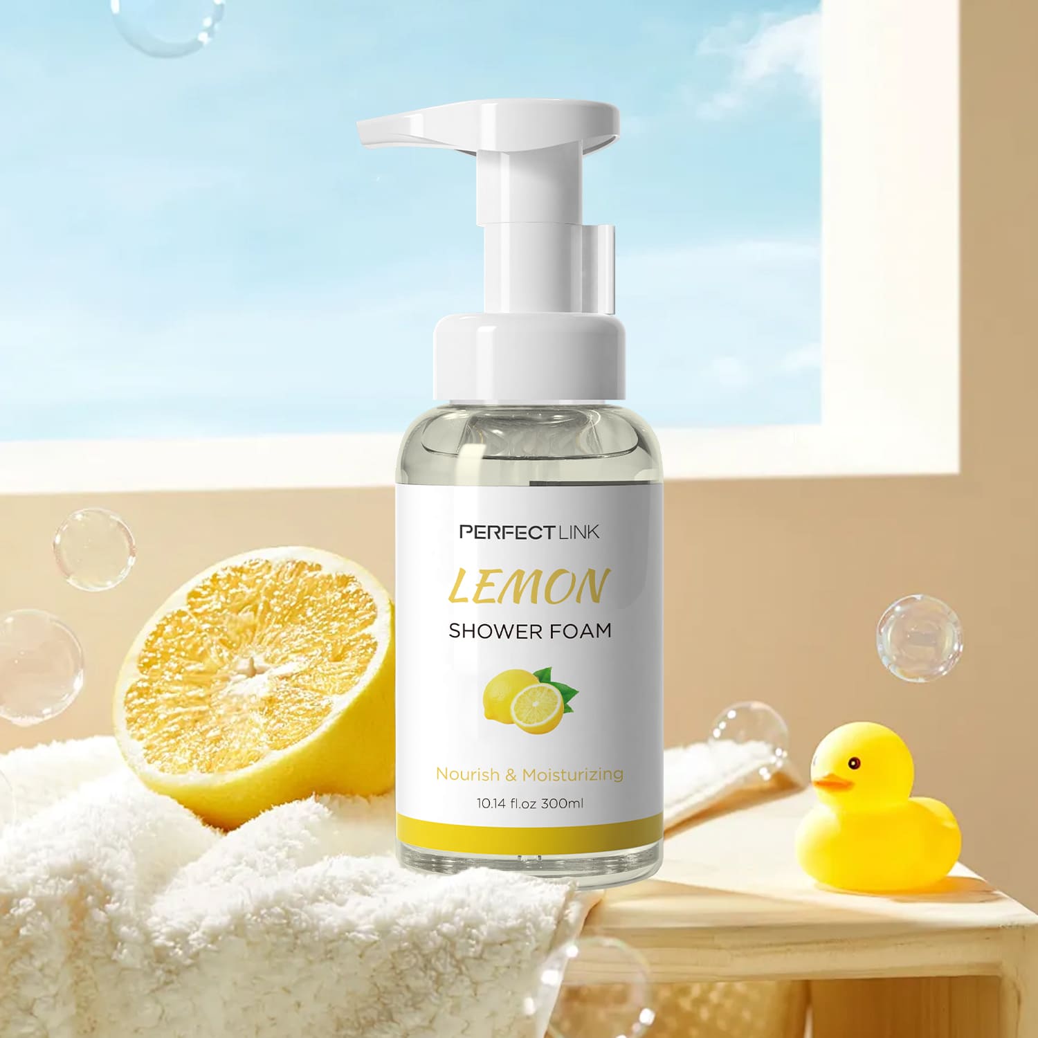 Lemon Shower Foam Nourish And moisturizing- Gzperfectlink Lemon Shower Foam Nourish And moisturizing- Gzperfectlink