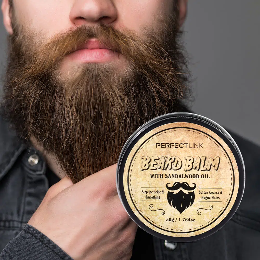 3 Beard Balms With Sandalwood Oil,Private Labeling-Gzperfectlink