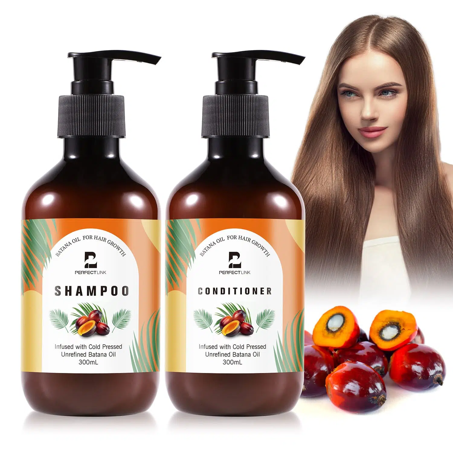 Batana Oil Shampoo And Conditioner Set For Hair- Gzperfectlink Batana Oil Shampoo And Conditioner Set For Hair- Gzperfectlink