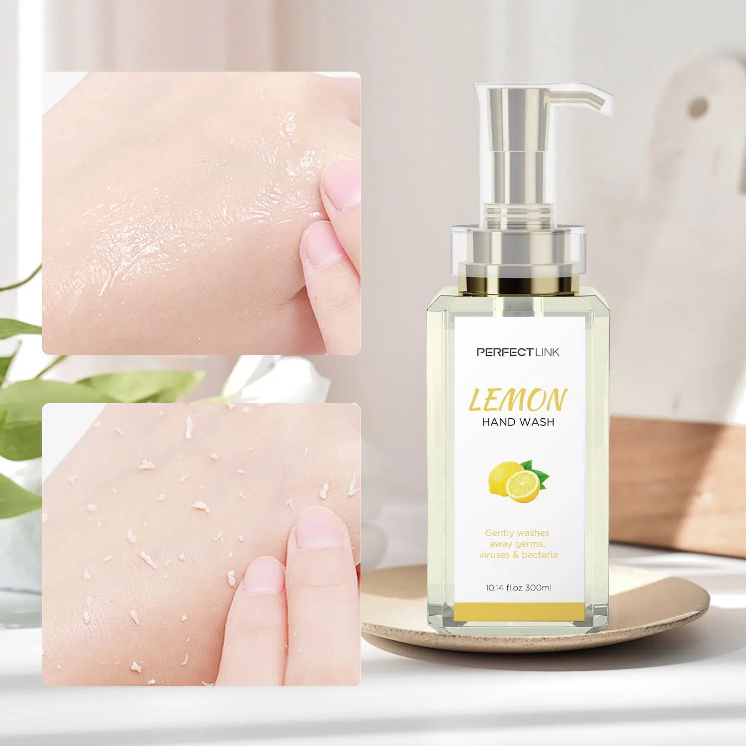 Hand Wash Lemon With Natural Lemon Extracts-Gzperfectlink Hand Wash Lemon With Natural Lemon Extracts-Gzperfectlink