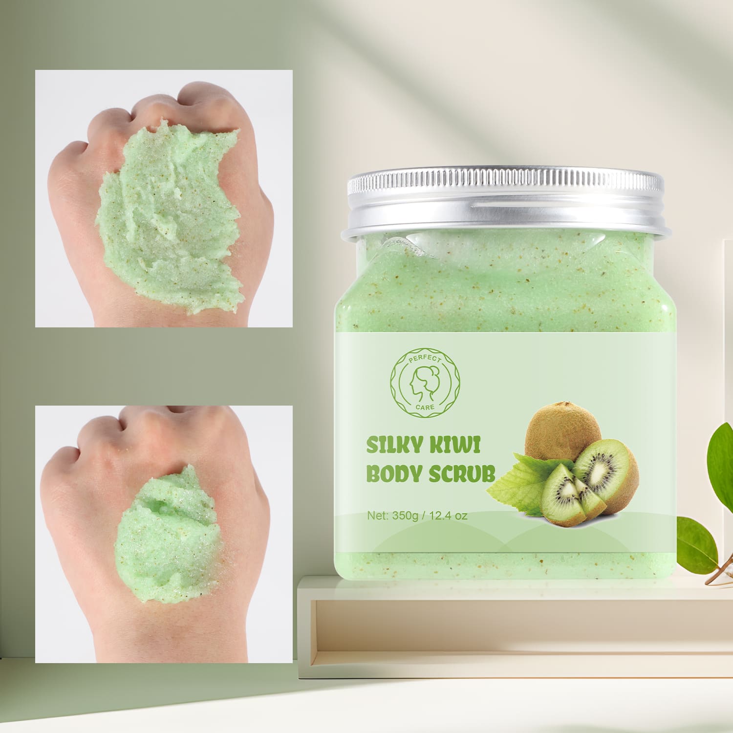 Silky Kiwi Body Scrub,Sugar Body Scrub-Gzperfectlink Silky Kiwi Body Scrub,Sugar Body Scrub-Gzperfectlink