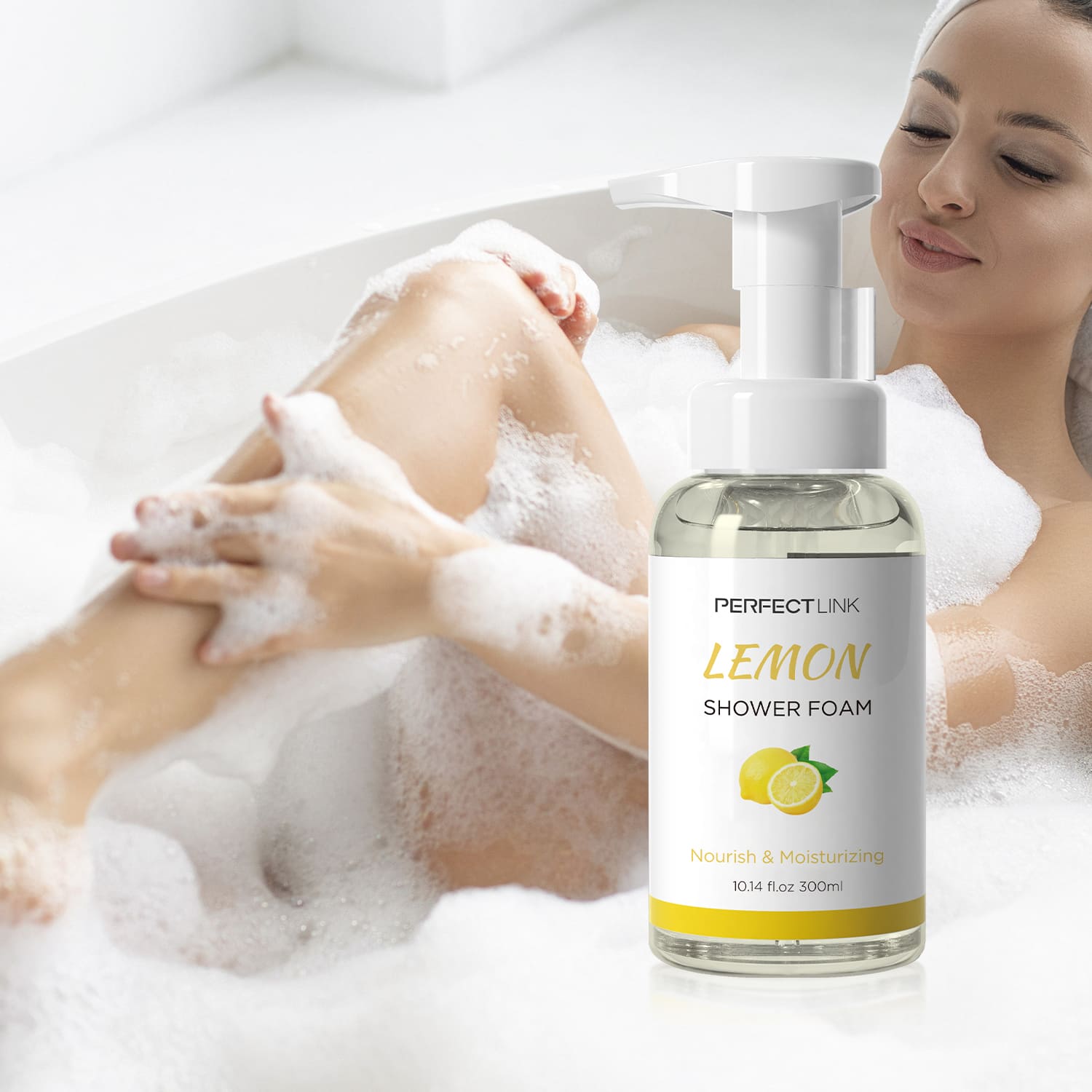 Lemon Shower Foam Nourish And moisturizing- Gzperfectlink Lemon Shower Foam Nourish And moisturizing- Gzperfectlink