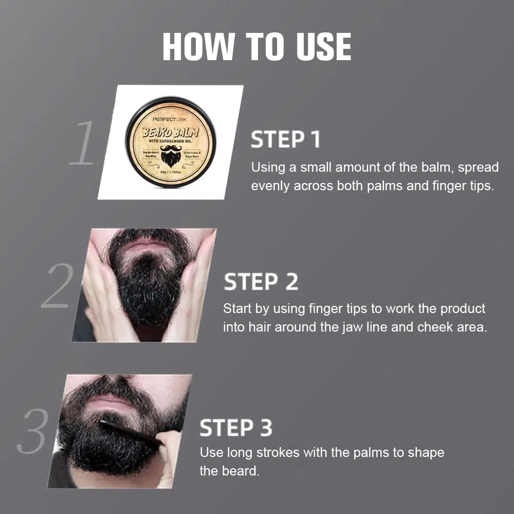 Beard Balms With Sandalwood Oil,Private Labeling-Gzperfectlink Beard Balms With Sandalwood Oil,Private Labeling-Gzperfectlink