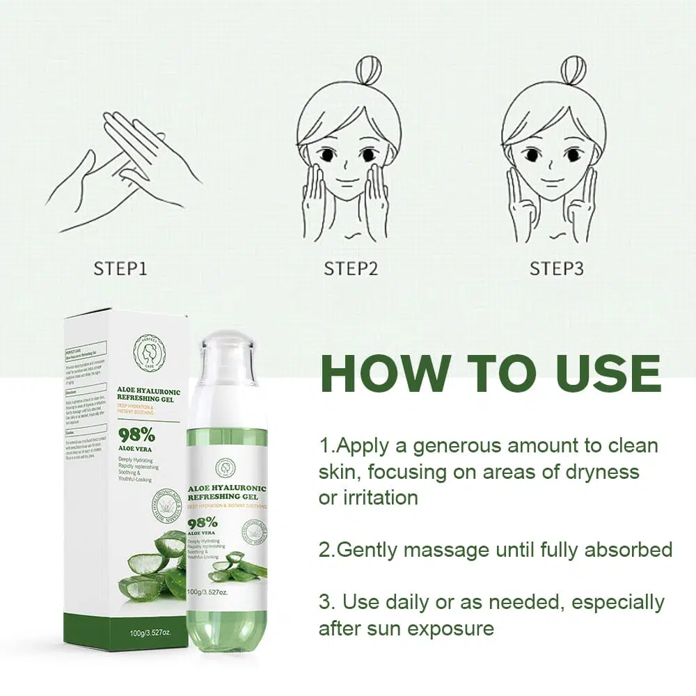 Aloe Vera Hyaluronic Gel,Private Label Skincare-Gzperfectlink Aloe Vera Hyaluronic Gel,Private Label Skincare-Gzperfectlink