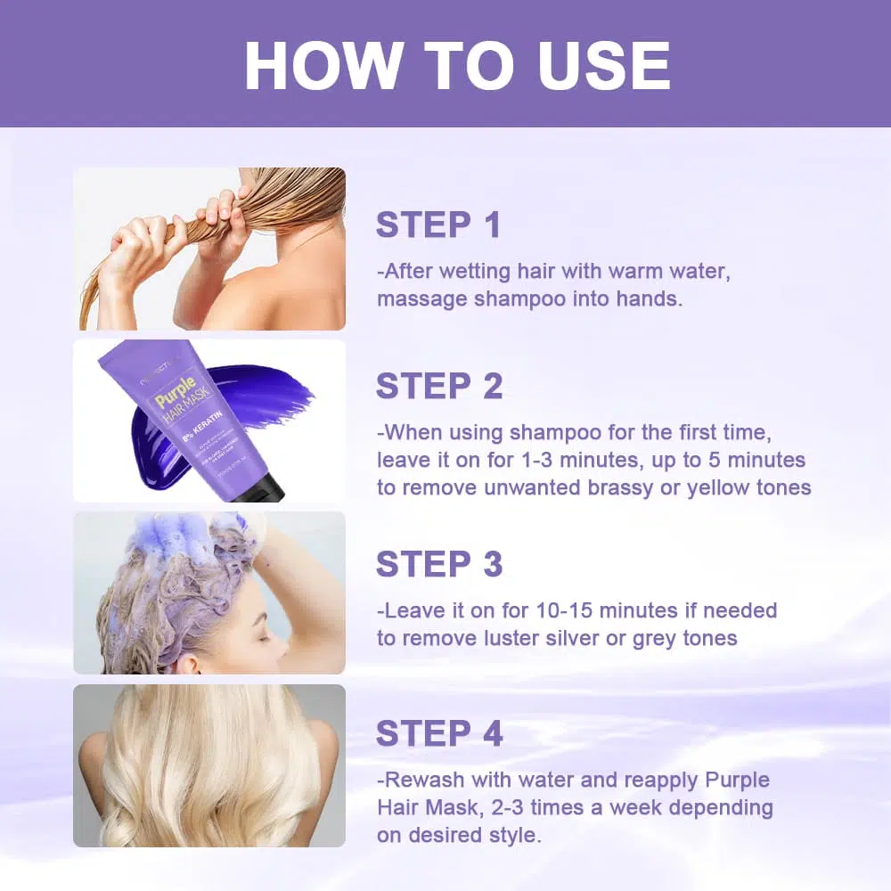 Purple Hair Mask,Hair Mask Private Labeling Purple Hair Mask,Hair Mask Private Labeling
