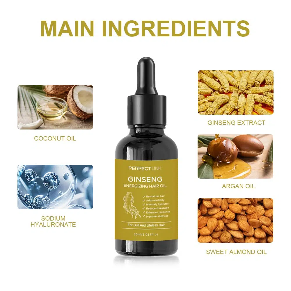 Ginseng Oil for Hair,for Dull And Lifeless Hair-Gzperfectlink Ginseng Oil for Hair,for Dull And Lifeless Hair-Gzperfectlink