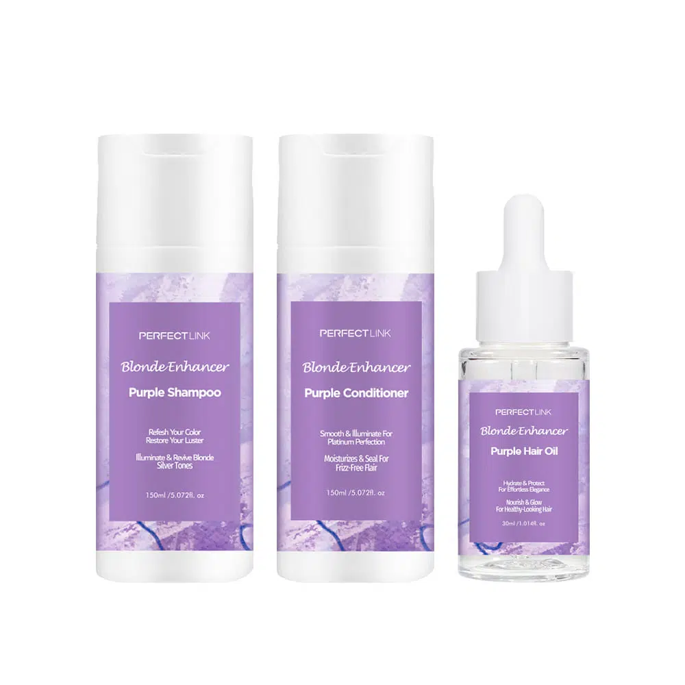 Purple Shampoo and Conditioner,Private Label Hair Care Set Purple Shampoo and Conditioner,Private Label Hair Care Set