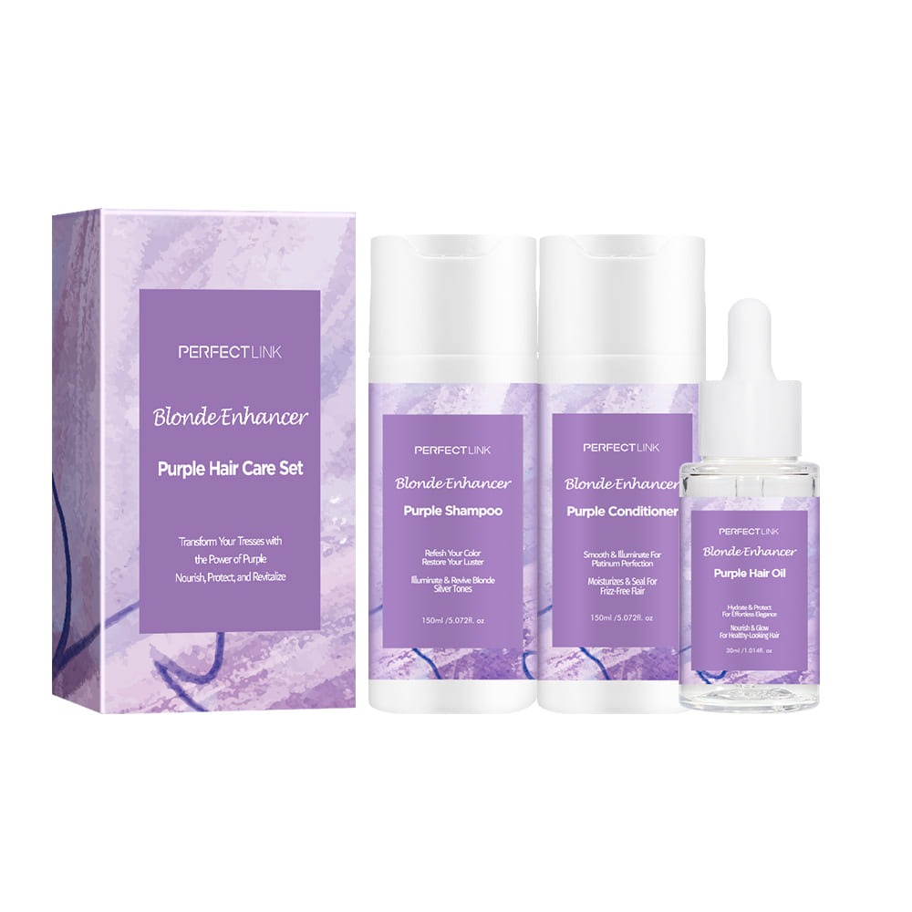 Purple Shampoo and Conditioner,Private Label Hair Care Set Purple Shampoo and Conditioner,Private Label Hair Care Set
