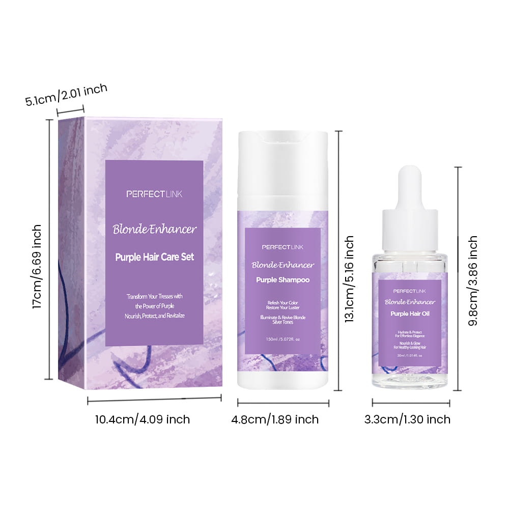 Purple Shampoo and Conditioner,Private Label Hair Care Set Purple Shampoo and Conditioner,Private Label Hair Care Set