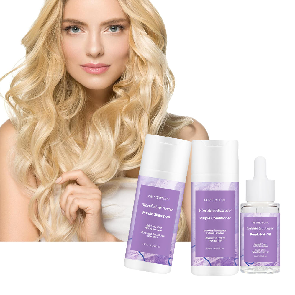 Purple Shampoo and Conditioner,Private Label Hair Care Set Purple Shampoo and Conditioner,Private Label Hair Care Set
