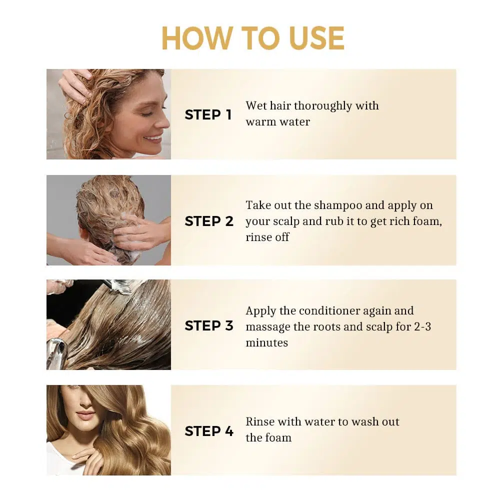 Beer Shampoo and Conditioner,Private Label Hair Care Set