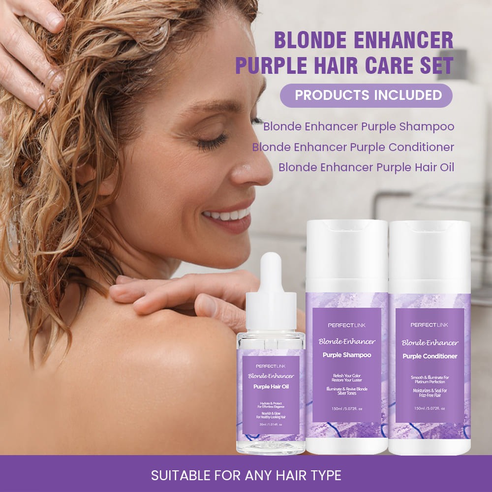 Purple Shampoo and Conditioner,Private Label Hair Care Set Purple Shampoo and Conditioner,Private Label Hair Care Set